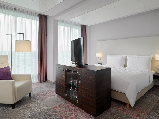 Junior Suite im Tagungshotel Radisson Blu Leipzig | Leipzig Convention Bureau Junior Suite im Tagungshotel Radisson Blu Hotel Leipzig – präsentiert vom Leipzig Convention Bureau