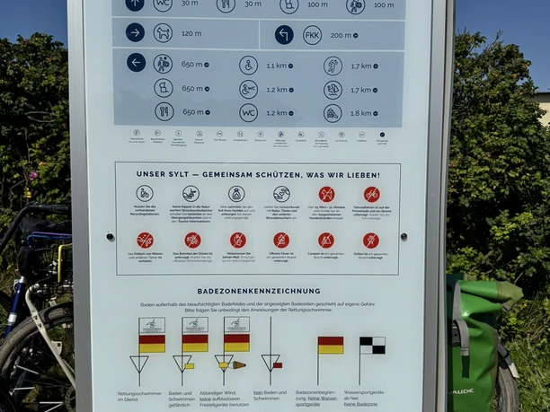 Strand Übergang Nordseeklinik Süd