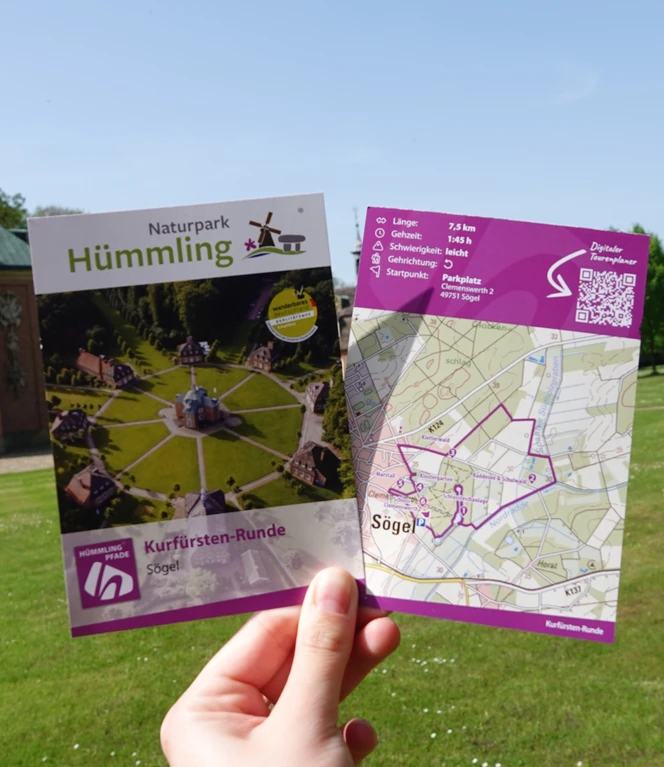 Hümmling-Pfade Kurfürsten-Runde – Schnappschuss Clemenswerth ©Emsland Tourismus GmbH