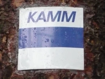 Markierung am Kammweg