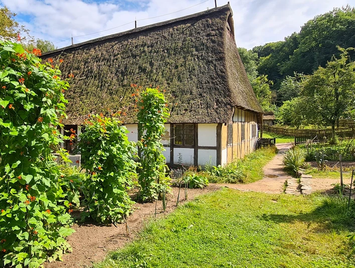 Historic building with garden