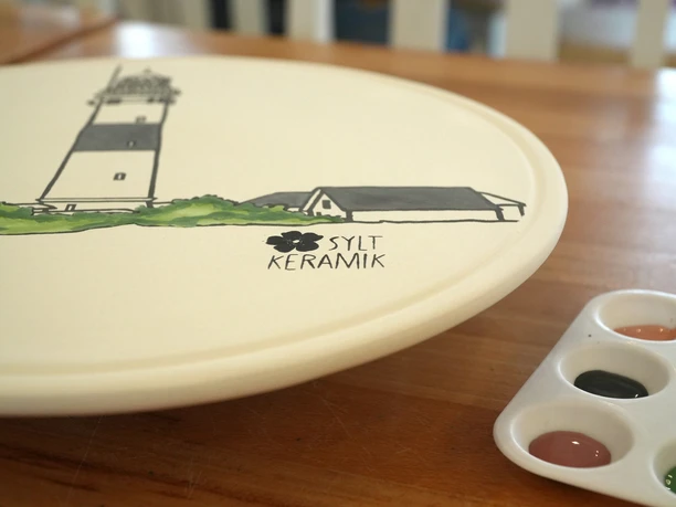Keramik bemalen auf Sylt