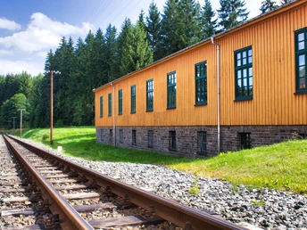 Gleisübergang in Jöhstadt