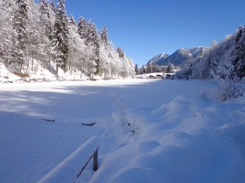 Riessersee im Winter