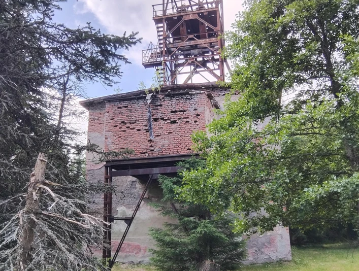 Blick auf die Grube Kovarska