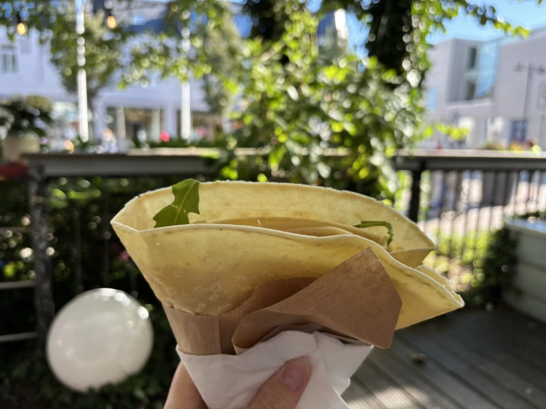 Crêpe im Crêpes Deluxe Sylt