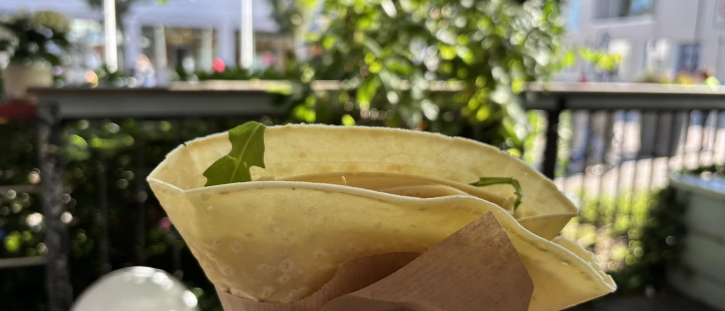 Crêpe im Crêpes Deluxe Sylt