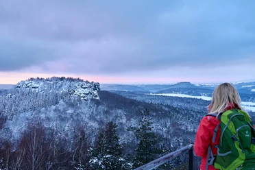 Blick vom Papststein