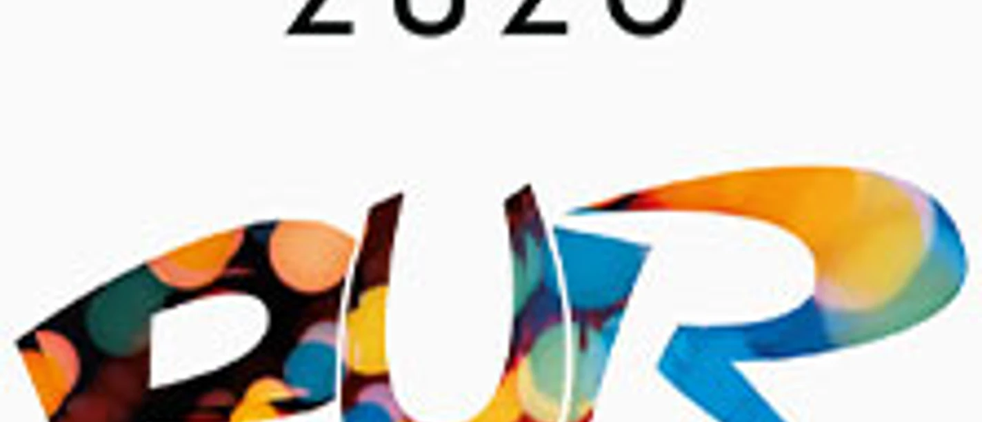 Logo der Arena Tour 2026 von PUR in farbenfrohem Design, mit stilisiertem Bandnamen.