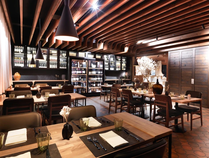 Rest. Giessenhof dining area and wine cellar.jpg