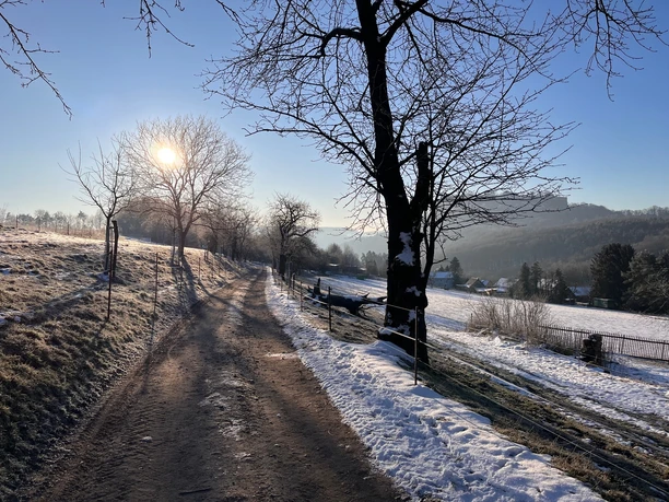 Weg zur Malerweg-Kapelle