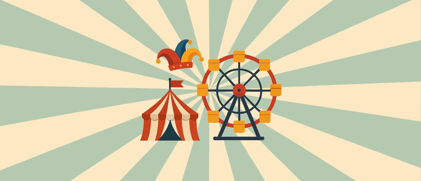 Platzhaltermotiv Kirmes, Zirkus und Karneval Platzhaltermotiv für Veranstaltungen rund um das Thema Kirmes, Zirkus und Karneval
