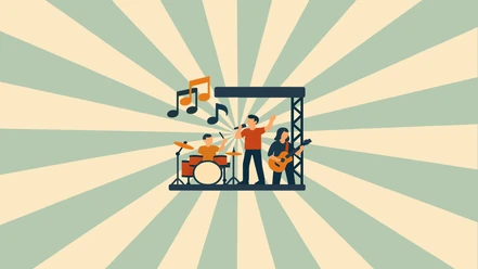 Platzhaltermotiv Musik Platzhaltermotiv für Veranstaltungen rund um das Thema Musik