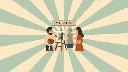Platzhaltermotiv für Veranstaltungen rund um das Thema Museum, Ausstellung und Kunst