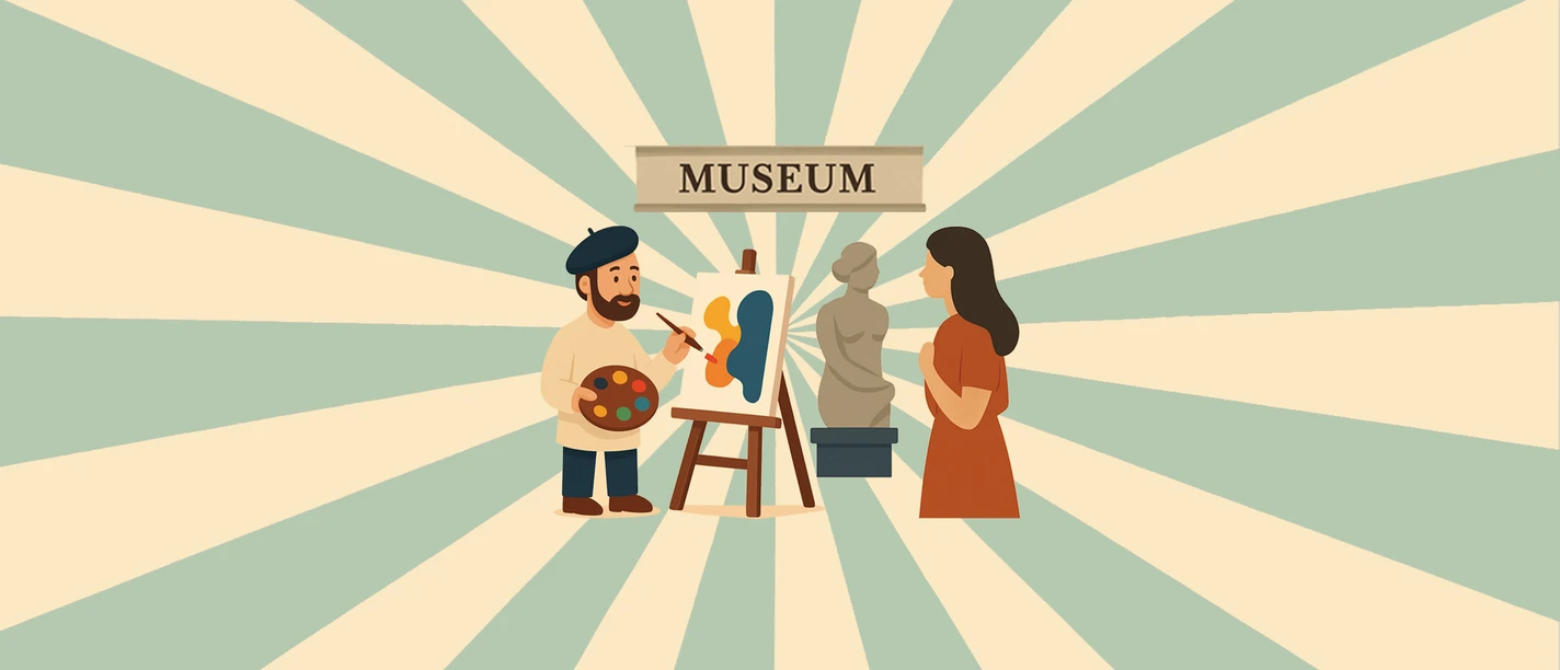 Platzhaltermotiv für Veranstaltungen rund um das Thema Museum, Ausstellung und Kunst