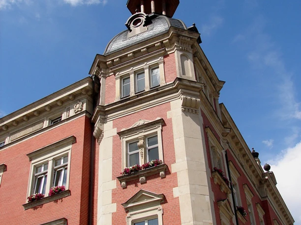 Rathaus Auerbach/Vogtl. - Teilansicht