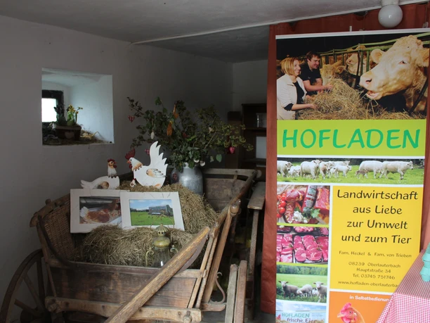 Blick in den Hofladen