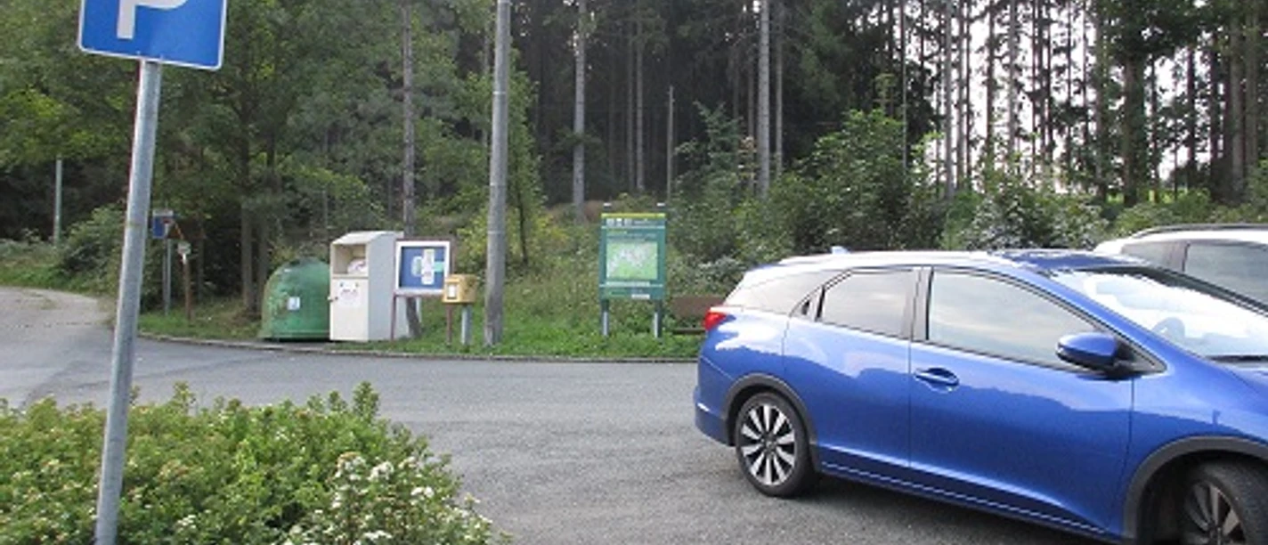 Parkplatz in Neustadt Vogtland OT Neudorf