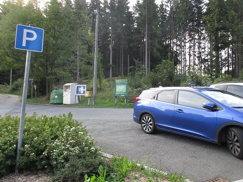 Parkplatz in Neustadt Vogtland OT Neudorf