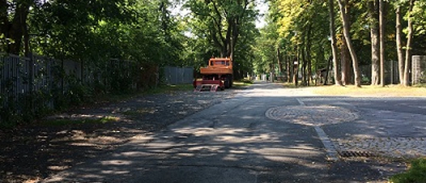 Parkplatz am Tierpark Falkenstein