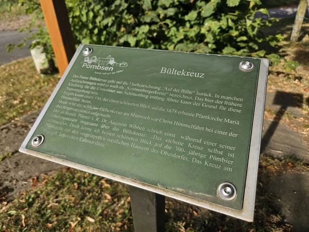 Informationstafel Bültekreuz - Pömbsen