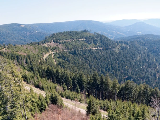 Panoramaaussicht vom Buchkopfturm