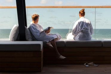 Aussicht vom wyn. Strandhotel