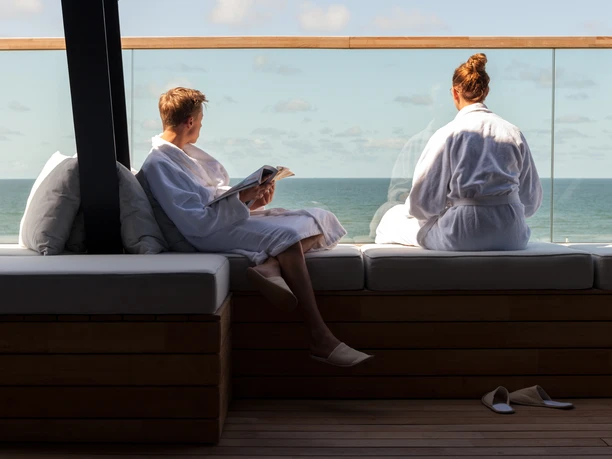 Aussicht vom wyn. Strandhotel