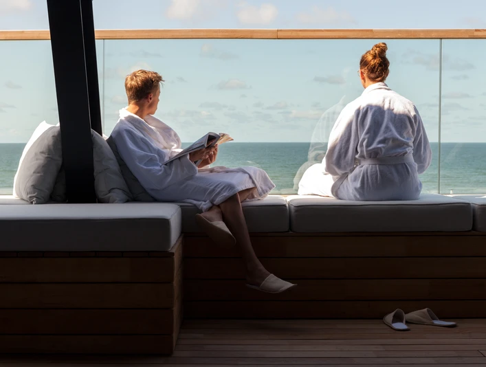 Aussicht vom wyn. Strandhotel