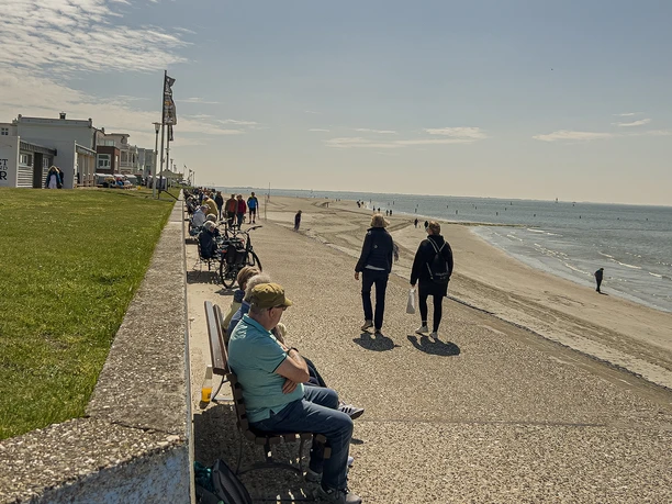 Promenade Weststrand Promenade vom Hafen zum Nordstrand