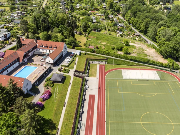 Luftbild Sportschule Werdau