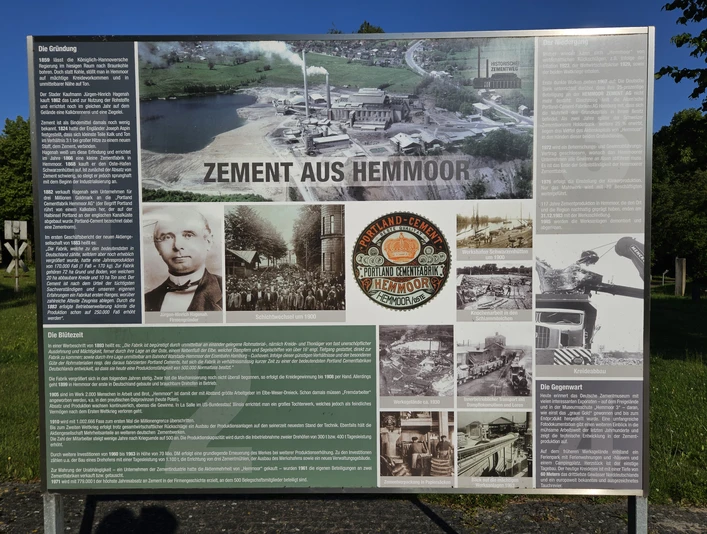 Schautafel Deutsches Zementmuseum