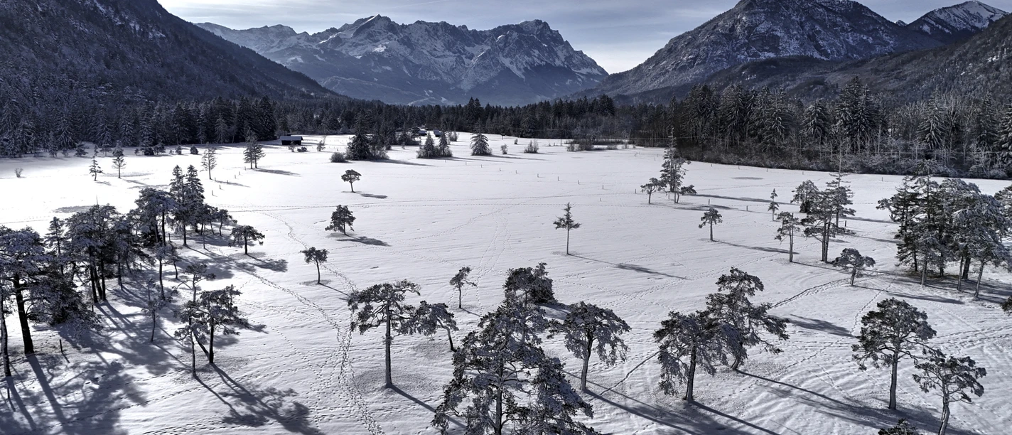 Winter im ZugspitzLand bei Oberau