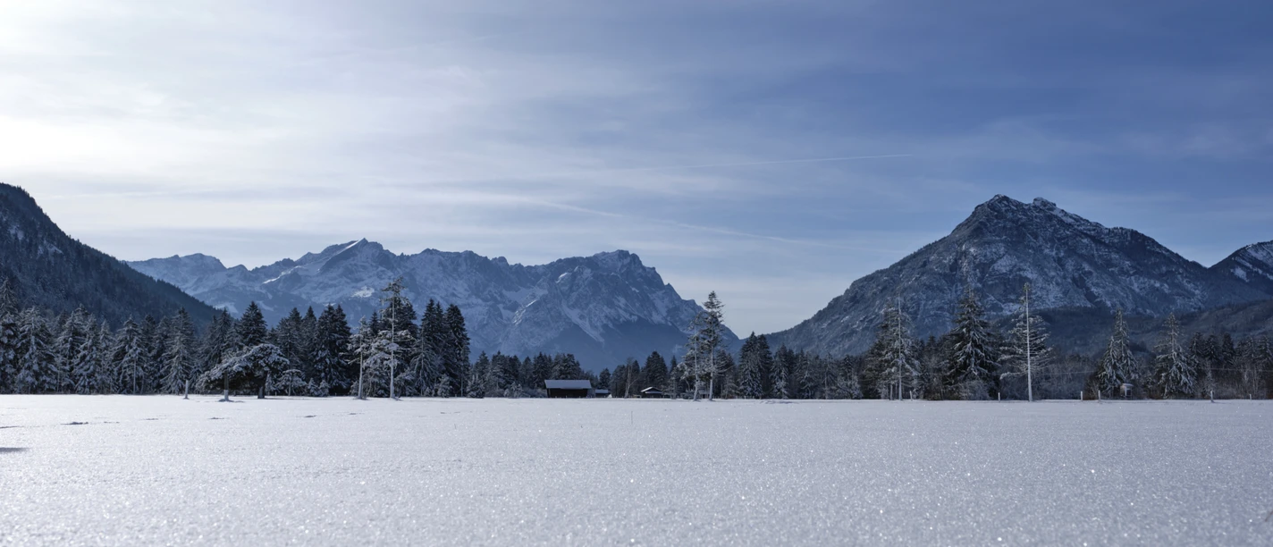 Winter im ZugspitzLand bei Oberau