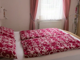 Schlafzimmer der Gästewohnung Heinschenwalde Schlafzimmer der Gästewohnung Heinschenwalde