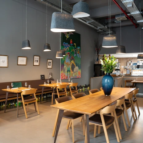 Supporting programme with fine dining in the modern Planerts Restaurant at Oelßner's Hof | Leipzig Convention Bureau