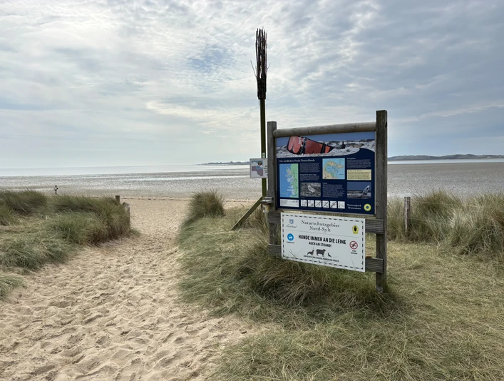 Surf- und Kiterevier Königshafen bei Ebbe