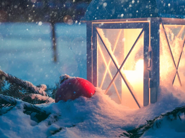 Laterne im Schnee Laterne im Schnee