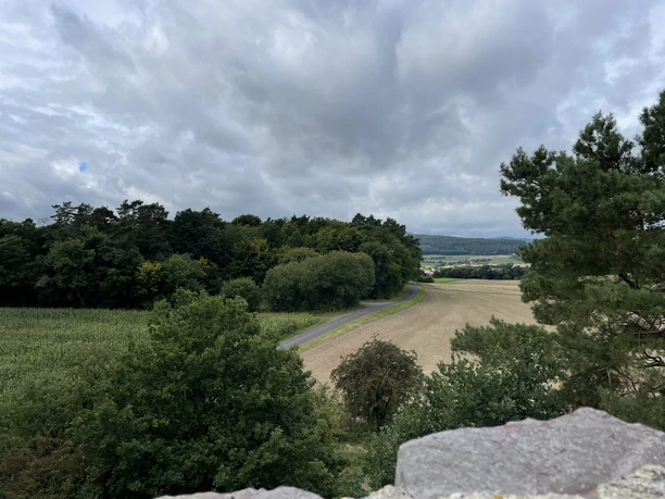 Ausblick von der Braunauer Warte Richtung Braunau