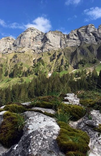 Äbnistettenfluh - wunderbar sichbar auf der Biketour