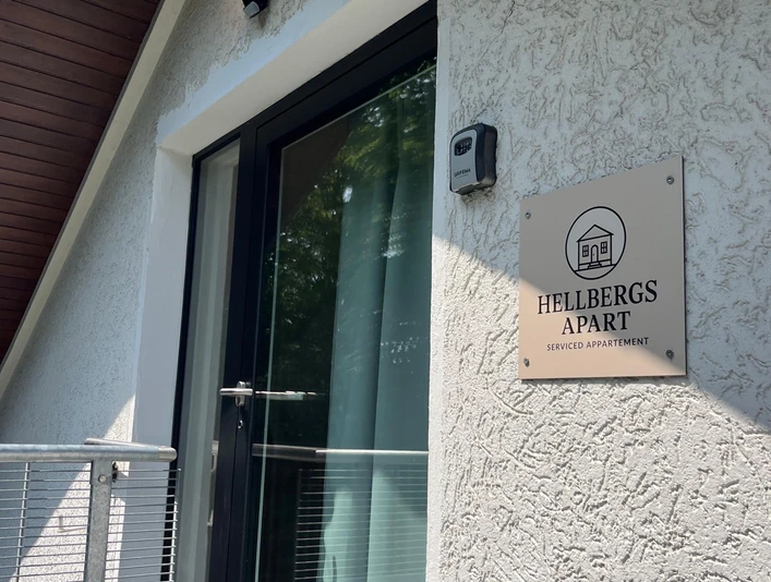 Eingang Hellbergs Apart