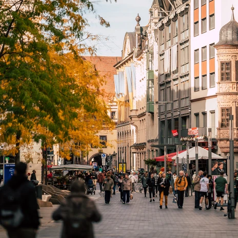 Grimmaische Straße in der Leipziger Innenstadt | Leipzig Convention Bureau