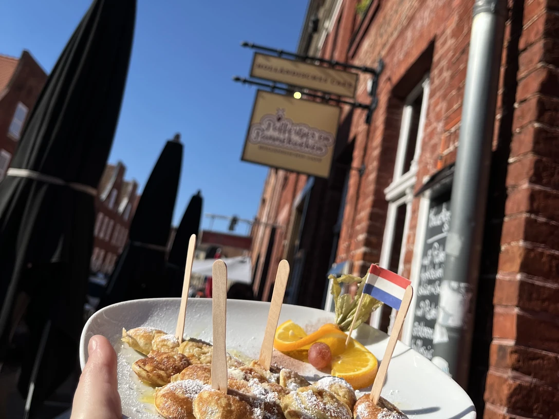 Poffertjes im Holländischen Viertel