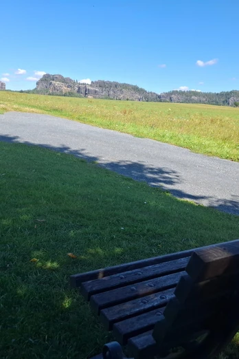 Aussicht "Am Viehbigt" mit Bank