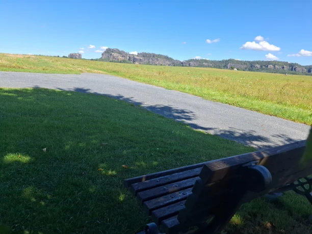 Aussicht "Am Viehbigt" mit Bank