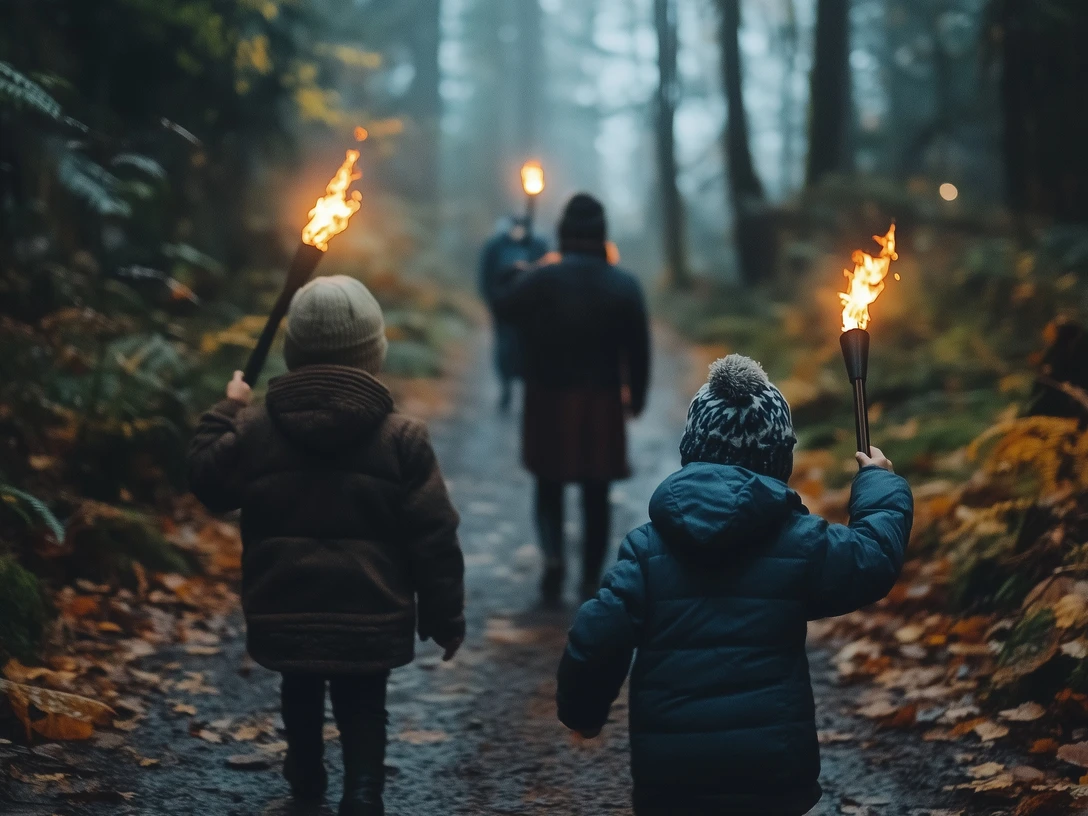 Fackelwanderung in Tanne