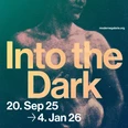 Plakat zur Ausstellung Into The Dark in der Modernen Galerie Saarbrücken