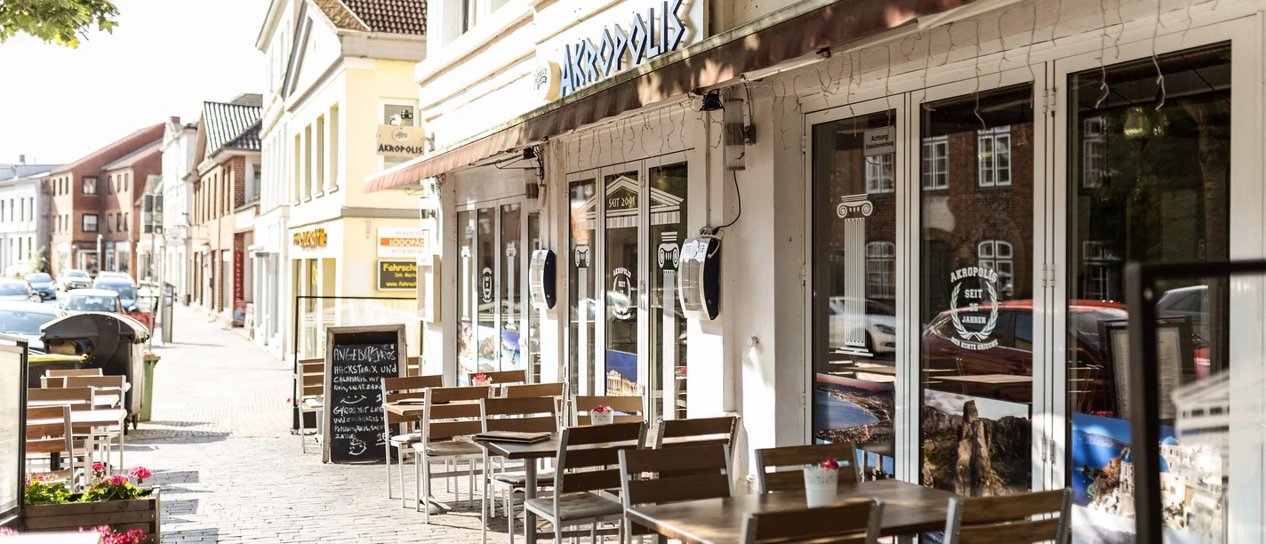 Eutin_Gastronomie_Restaurant_Akropolis Außenansicht des Restaurants Akropolis