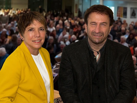 Margot Käßmann und Clemens Bittlinger