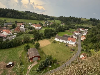 Blick auf Ober-Werbe vom Kloster